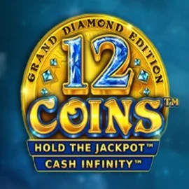 12 Coins Grand Diamond Edition by Wazdan, showcased at spinsteincasino.at – game logo