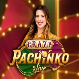 Live Casino logo of Crazy Pachinko from Evolution at Spinstein Casino