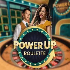 PowerUP Roulette logo – Live Casino by Pragmatic Play at Spinstein Casino