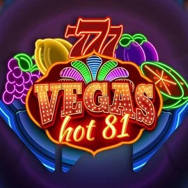 Vegas Hot 81 slot logo by Wazdan at Spinstein Casino